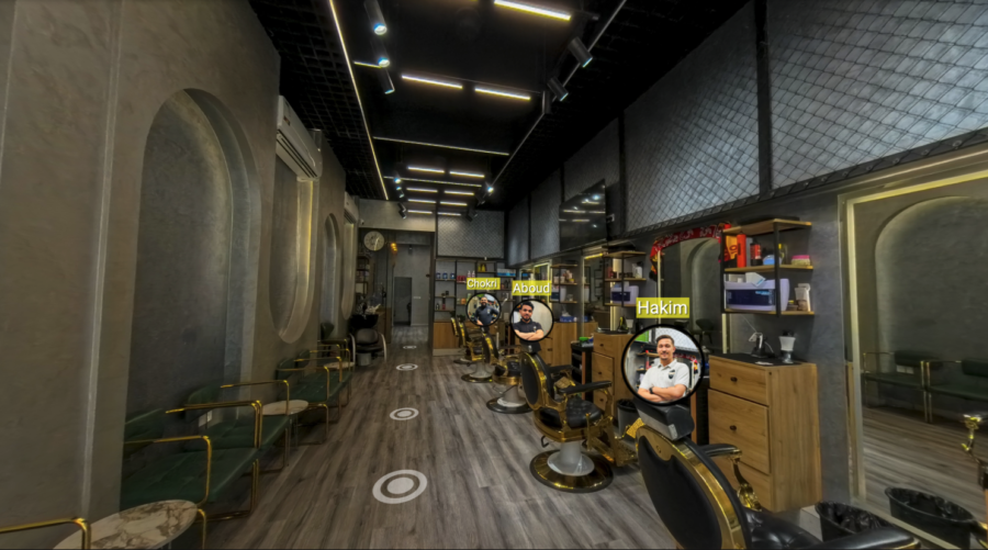 Step Inside the Lamsat Abdah Barber Shop: A 360° Tour of Style and Skill